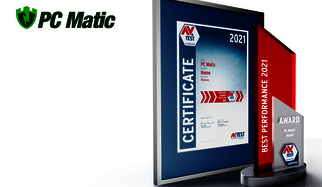 AV-TEST Award 2021 f&uuml;r PC Matic